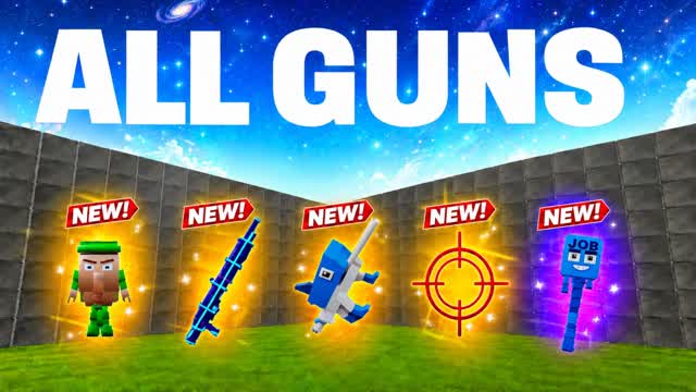 1V1 ALL GUNS & VEHICLES — Fortnite Creative map