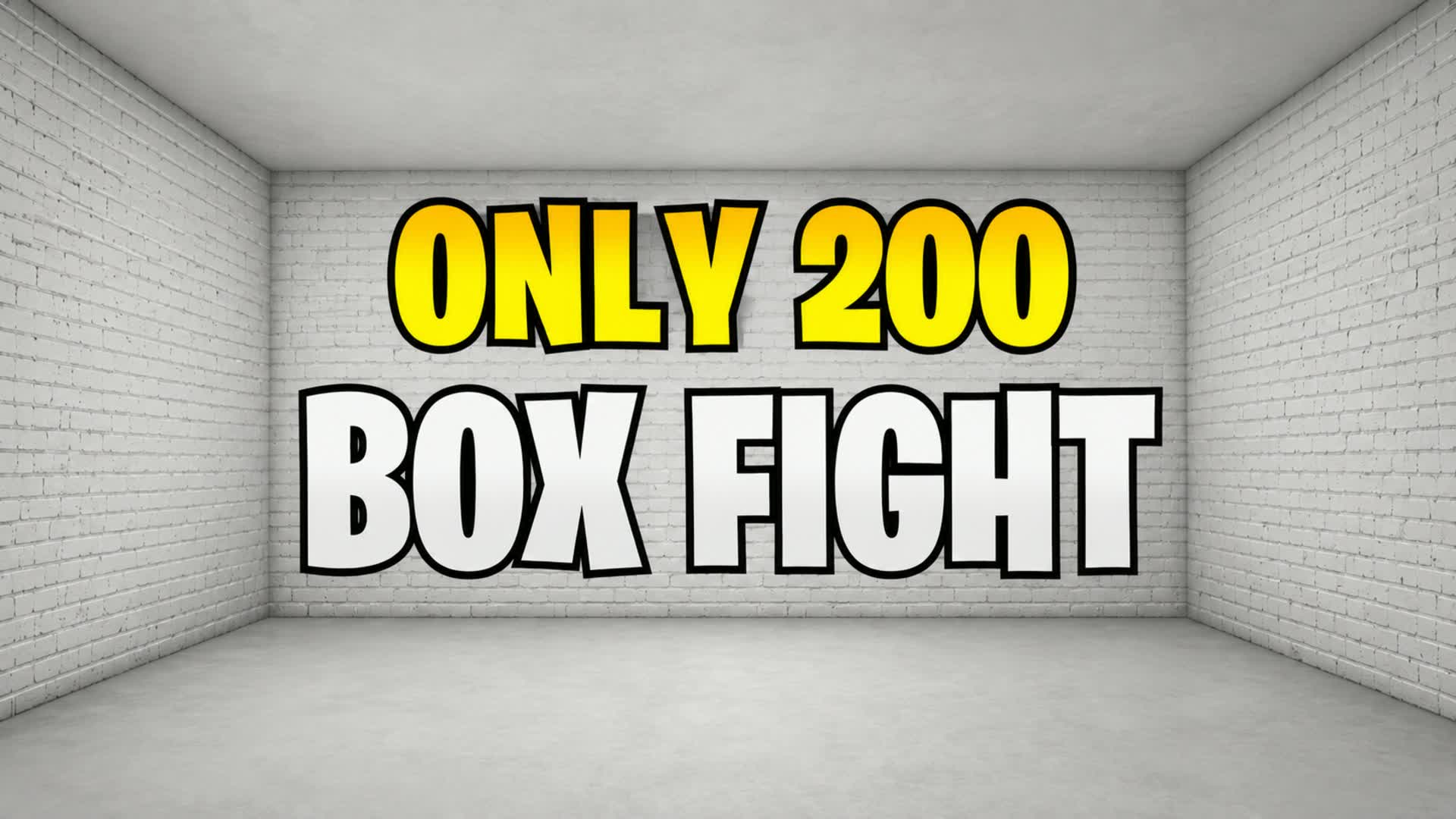 ONLY 200 BOX FIGHT — Fortnite Creative map