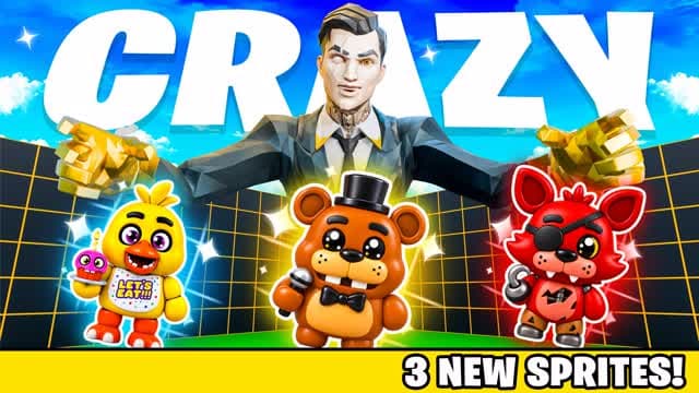 CRAZY 1V1 FFA-ALL GUNS & DRIVE — Fortnite Creative map