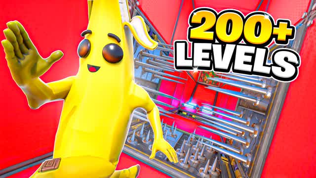 INSANE PARKOUR 200+ DEATHRUN ⭐ — Fortnite Creative map