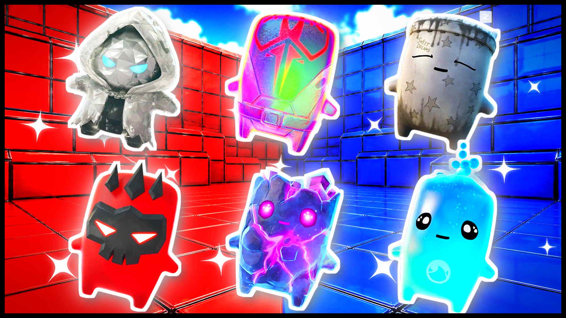 BLUE VS RED ROYAL SHIFT 🔵🔴 — Fortnite Creative map