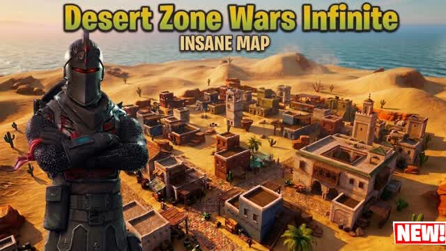 Desert Zone Wars Infinite — Fortnite Creative map