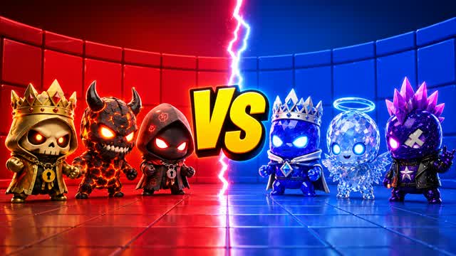 RED VS BLUE FIRESTORM 🔴🔵 — Fortnite Creative map