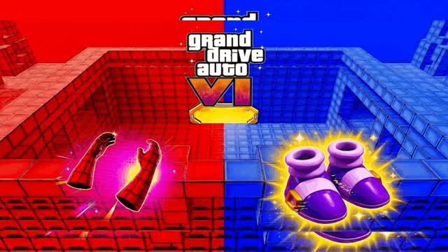 RED VS BLUE 🔴🔵PEARL MINI TRAP — Fortnite Creative map cover art