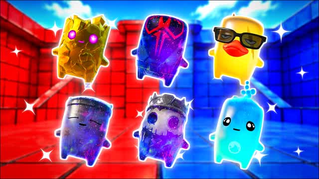 BLUE VS RED IRON FLARE 🔵🔴 — Fortnite Creative map cover art