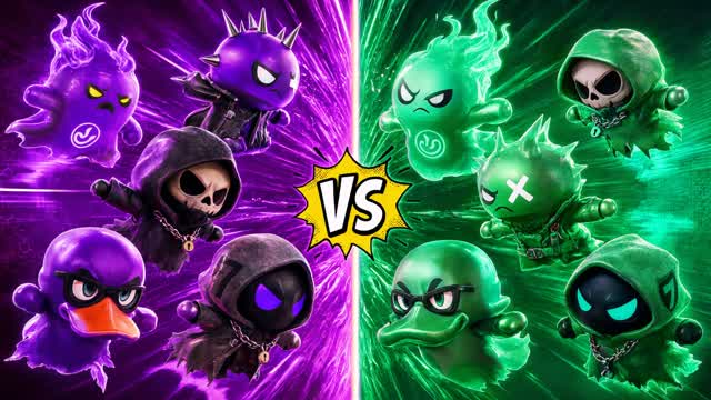 CRAZY RED VS BLUE 🔴🔵 TTV — Fortnite Creative map cover art