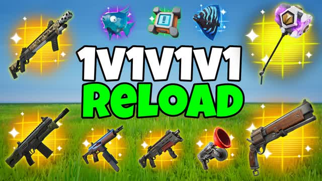FUNNY 1v1v1v1 Reload FFA 😎 — Fortnite Creative map