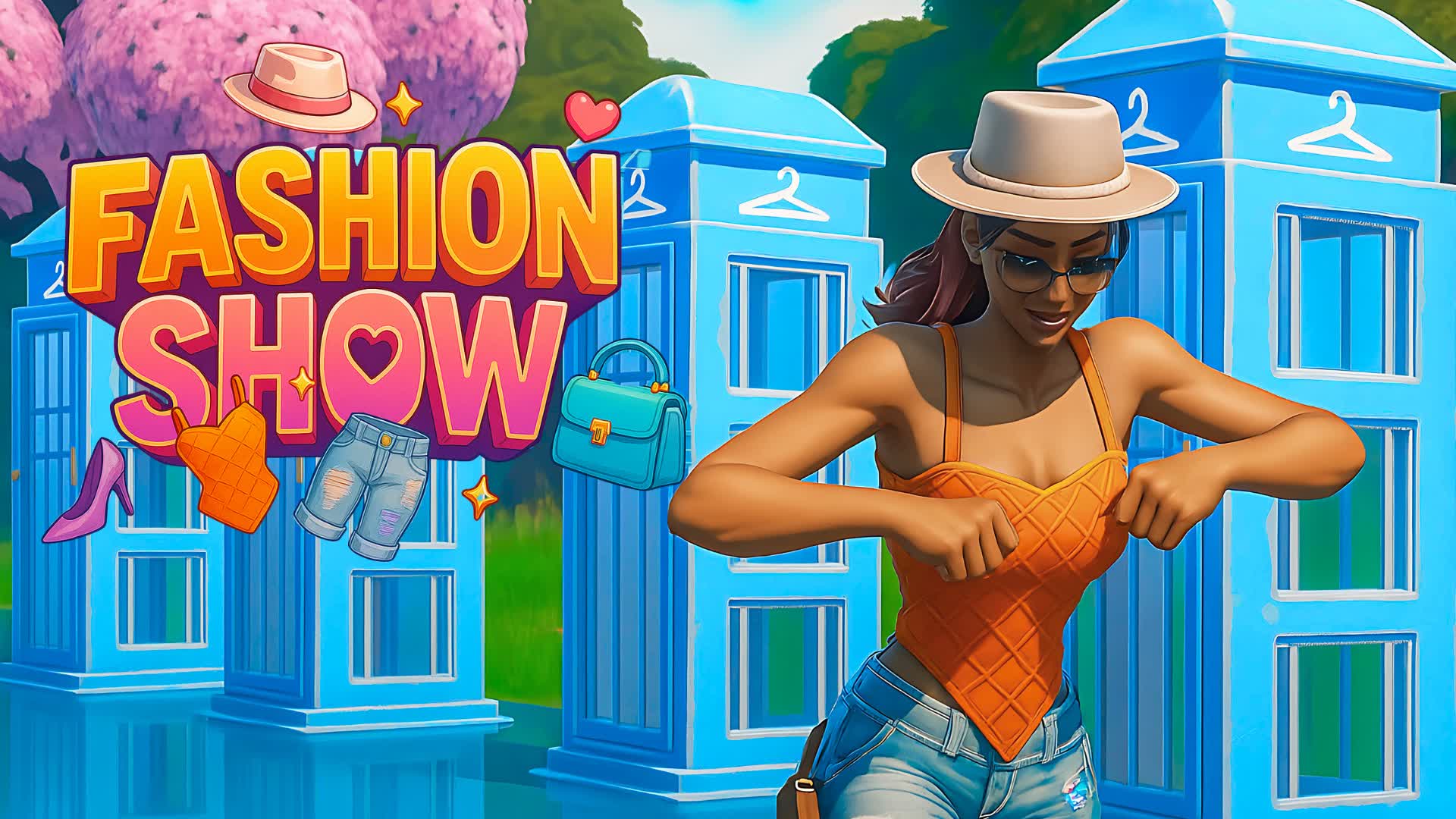DEFILER DE MODE FASHION — Fortnite Creative map