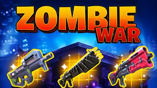 ZOMBIE WAR — Fortnite Creative map cover art