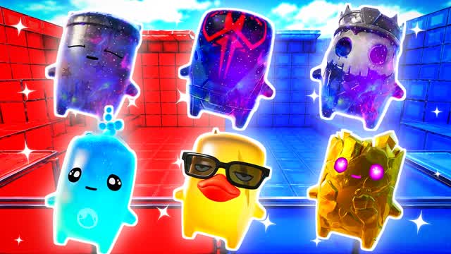 RED VS BLUE FIRE LOGIC 🔴🔵 — Fortnite Creative map cover art