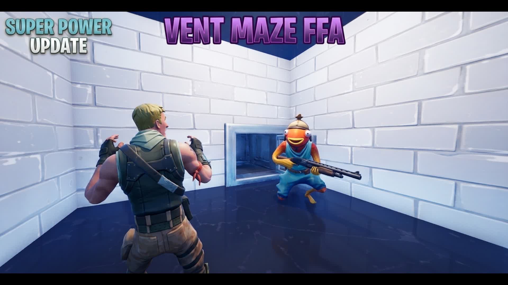 Vent Maze FFA - Superpower update — Fortnite Creative map