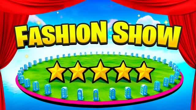FASHION SHOW TIKTOK 50 PLAYERS🎭 — Fortnite Creative map cover art