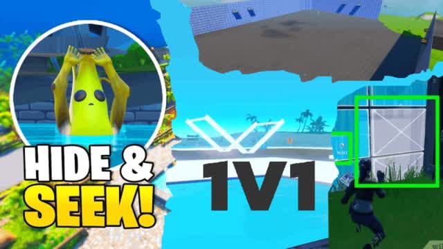 All In ONE! 1v1, Hide and Seek + MORE! — Fortnite Creative map