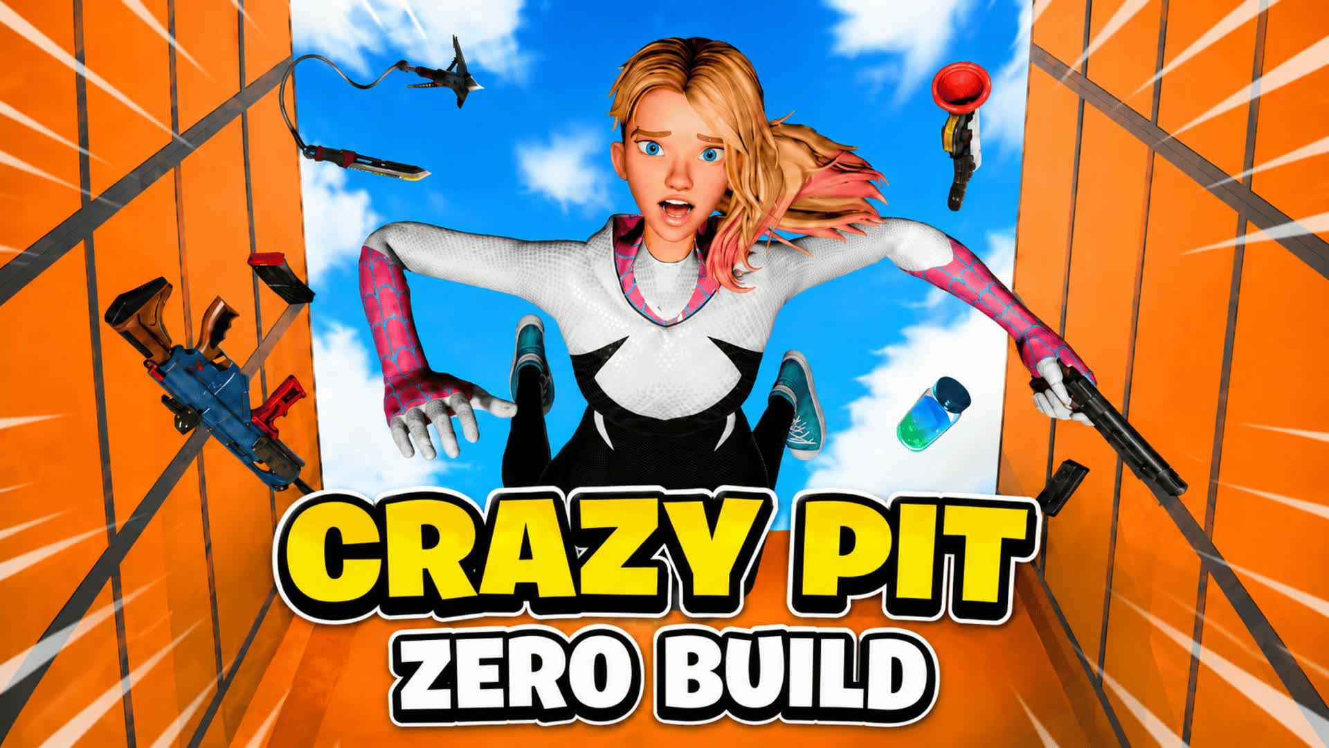 Crazy Pit - Zero Build — Fortnite Creative map