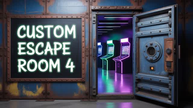 CUSTOM ESCAPE ROOM 4 — Fortnite Creative map cover art