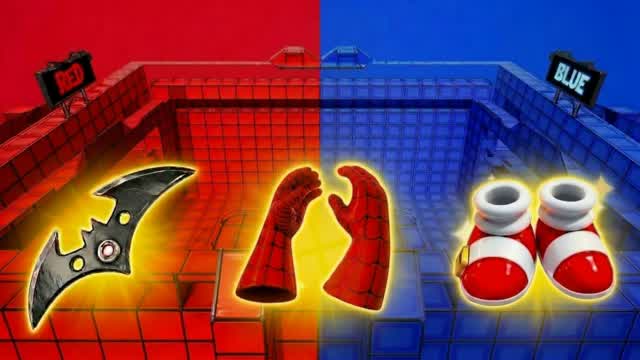 RED VS BLUE SUPERRY FUNNY 🔴🔵 — Fortnite Creative map cover art