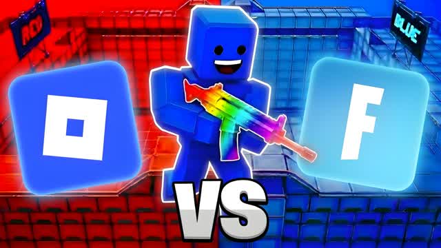 RVB RED VS BLUE RIVALS UNC V67 — Fortnite Creative map cover art