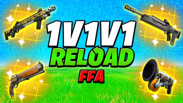 1v1v1 RELOAD FREE FOR ALL [ PILLARS ] — Fortnite Creative map