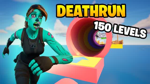 SUPER DEATHRUN — Fortnite Creative map cover art