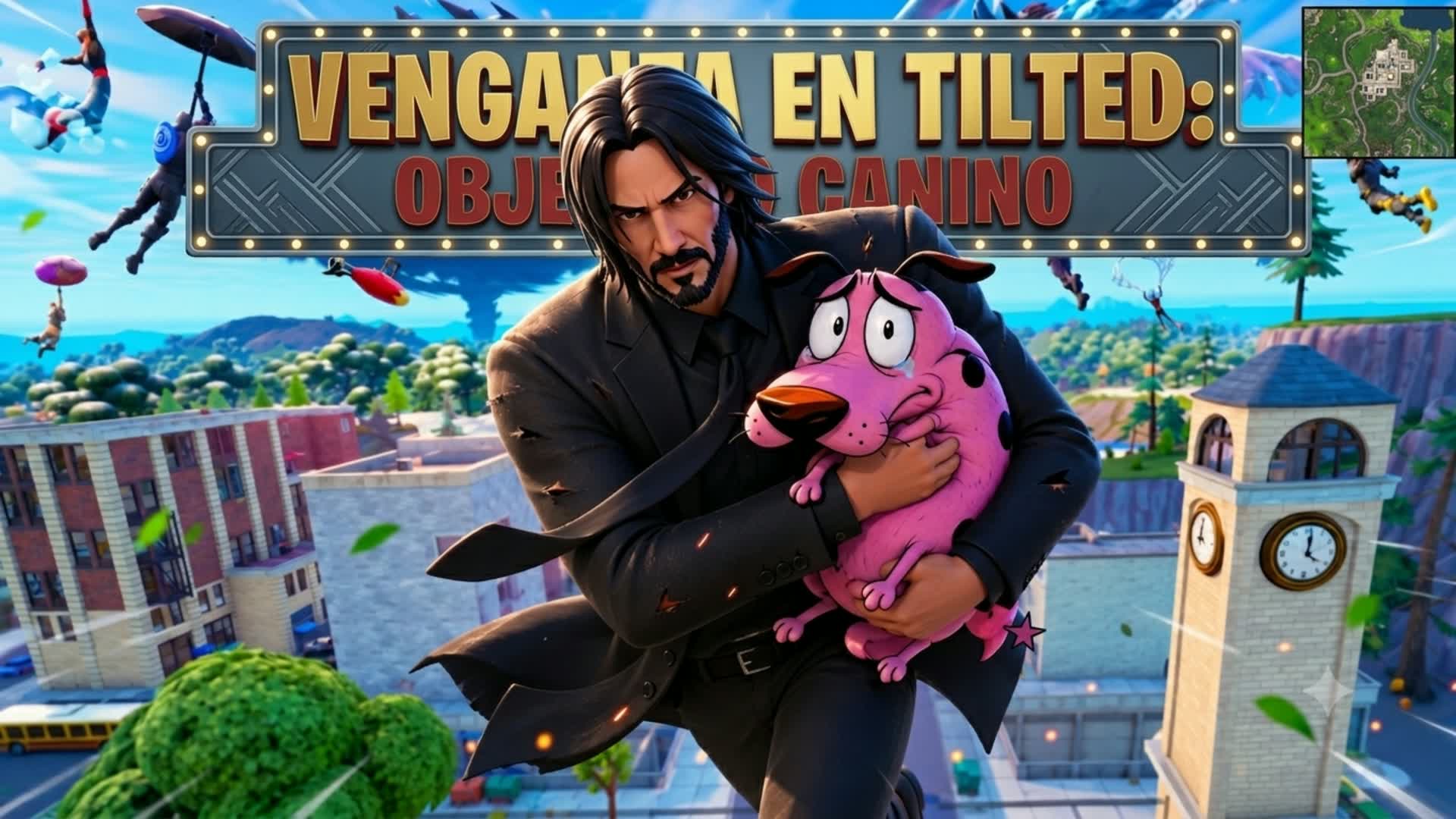 🐾Revenge in Tilted: Canine Objective⚡ — Fortnite Creative map