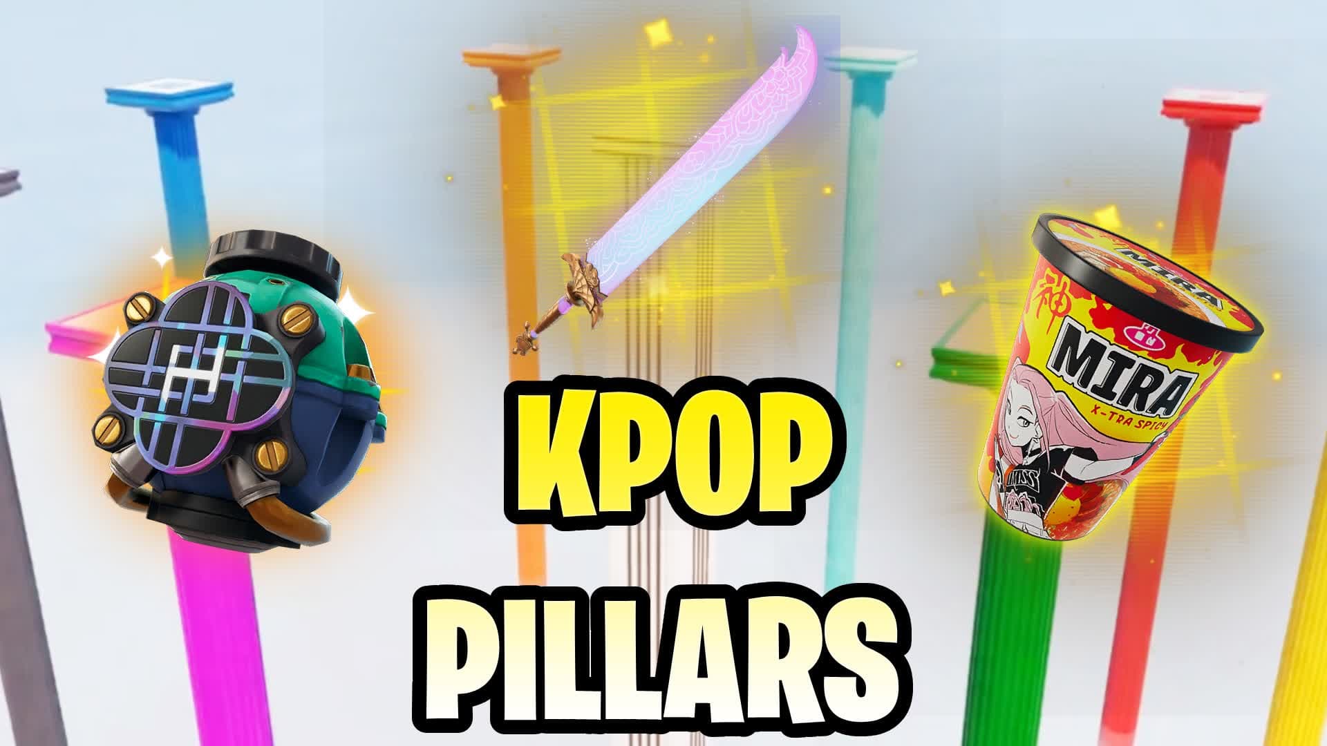 KPOP PILLARS FREE FOR ALL — Fortnite Creative map