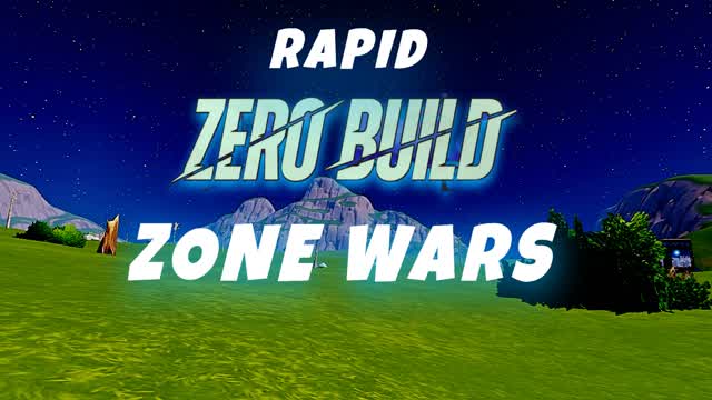 Rapid Duos Zero Build Zone Wars — Fortnite Creative map cover art