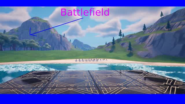 Risky 1v1 Forest Map — Fortnite Creative map cover art
