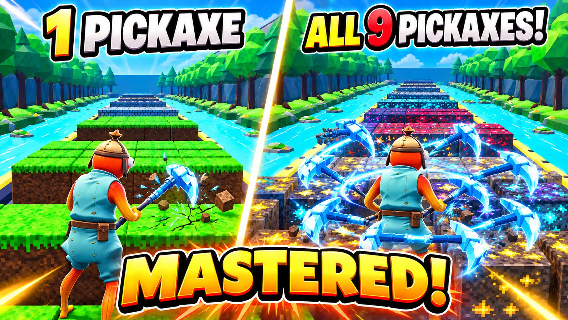 PICKAXE MASTERS ⛏️ أسياد الفؤوس — Fortnite Creative map