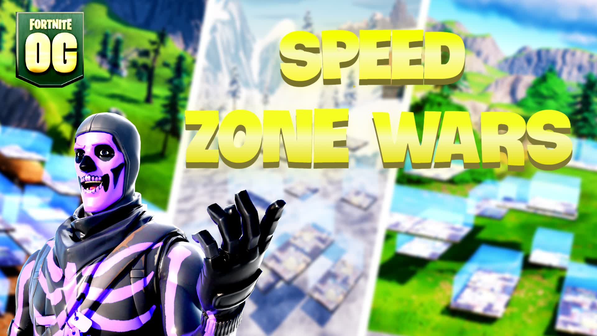 SPEED ZONE WARS 🎯 — Fortnite Creative map