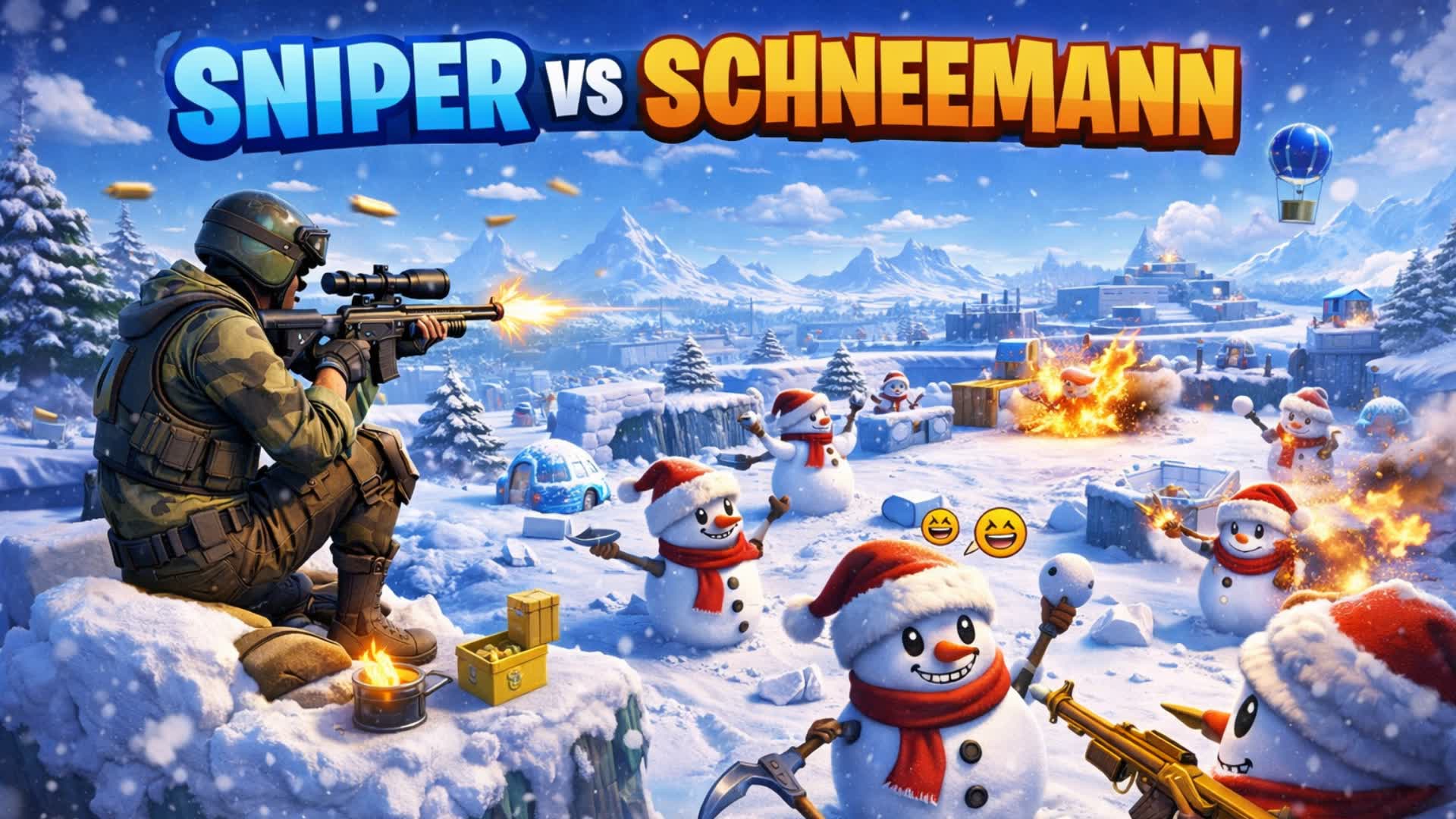 Gockel's Sniper vs Snowman — Fortnite Creative map