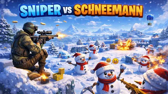 Gockel's Sniper vs Snowman — Fortnite Creative map