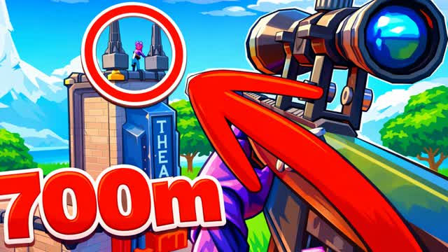 HYPERSHOT - FREE FOR ALL — Fortnite Creative map cover art