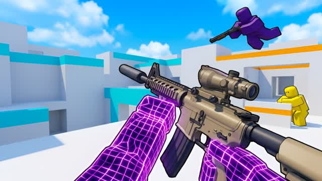 RED VS BLUE π΄π΅ EXTREME BATTLE π£ β Fortnite Creative map