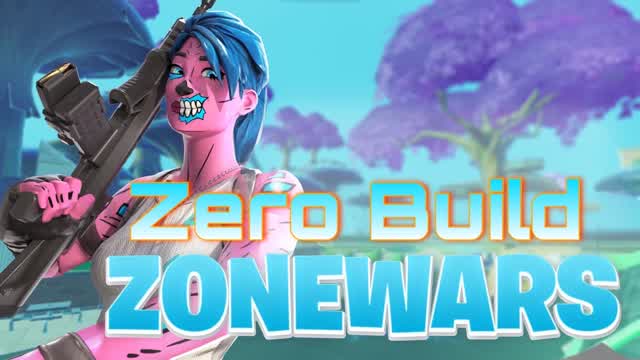 Zero Build Zone wars — Fortnite Creative map cover art