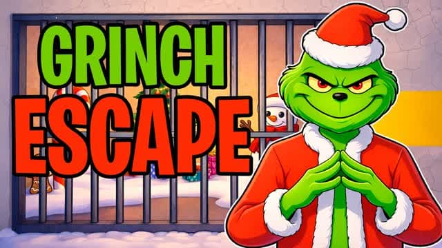 ESCAPE FROM GRINCH — Fortnite Creative map cover art