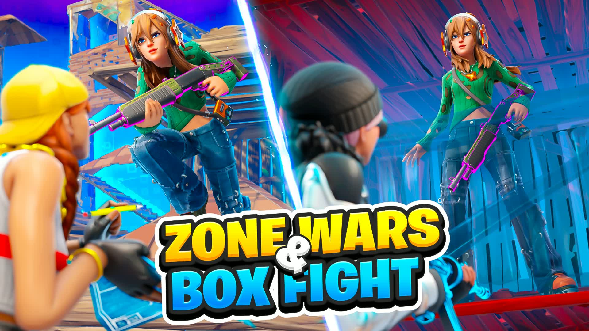 Box Fight & Zone War [Speed] 🎯 — Fortnite Creative map