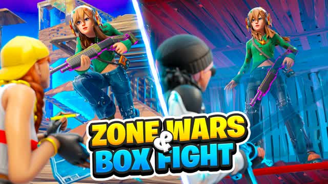 Box Fight & Zone War [Speed] 🎯 — Fortnite Creative map cover art
