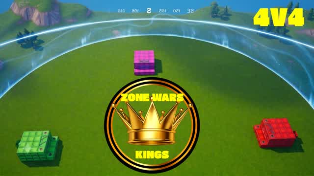 👑 ZONE WARS KING 👑 — Fortnite Creative map cover art
