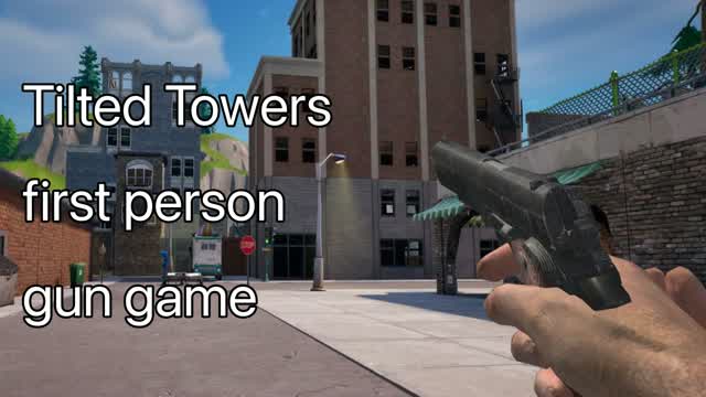 Tilted Towers first person gun game! — Fortnite Creative map
