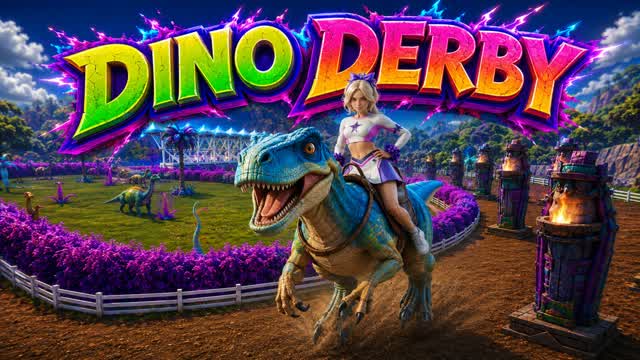 DINO DERBY — Fortnite Creative map