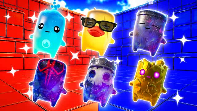 BLUE VS RED PULSE SHOT 🔵🔴 — Fortnite Creative map cover art