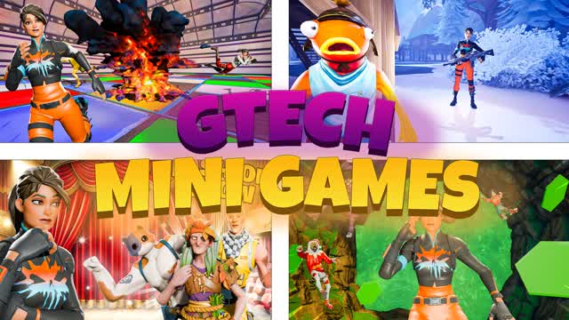 GTECH MINI GAMES⭐ — Fortnite Creative map cover art