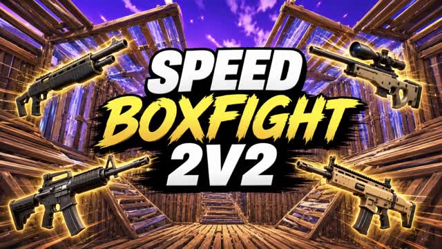 SPEED BOX FIGHT 2V2⚡️ — Fortnite Creative map cover art