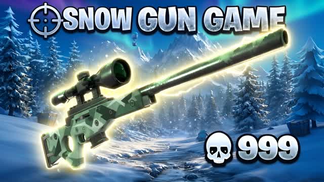 SNOW SNIPERS❄️ GUN GAME😍 ONE SHOT🎯 — Fortnite Creative map cover art
