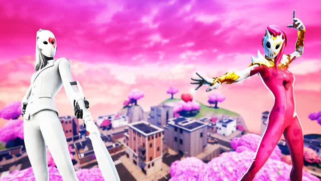 💕 KAWAI DUO ZONE WARS 💕 — Fortnite Creative map