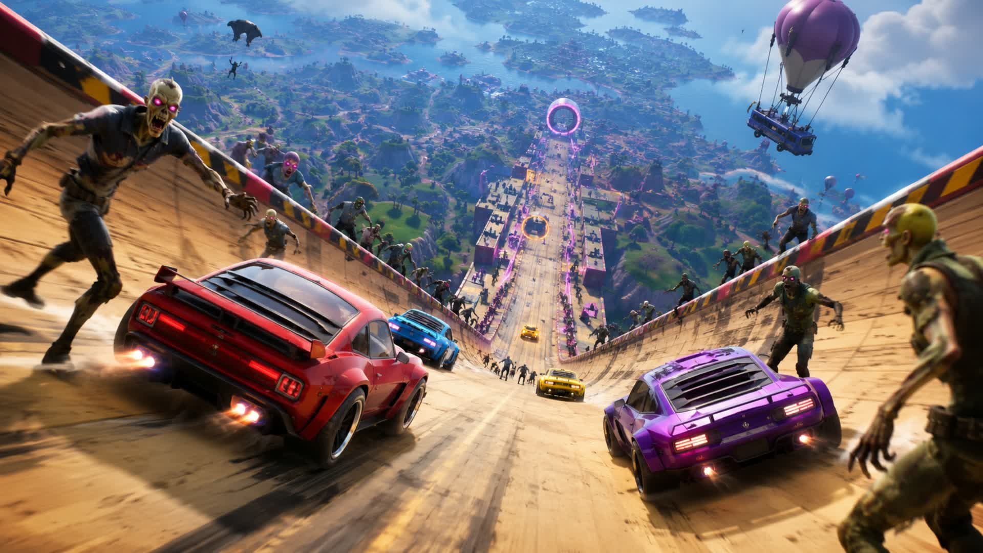 MEGA RAMP - CAR DRIVER — Fortnite Creative map