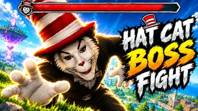 HAT CAT BOSS FIGHT — Fortnite Creative map