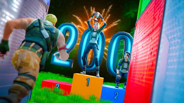 200 Level Default Deathrun — Fortnite Creative map
