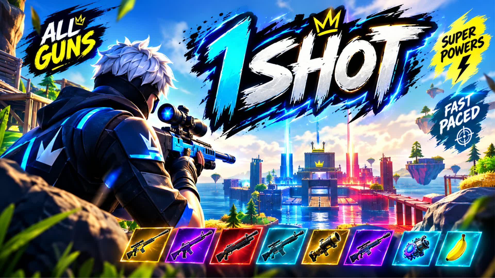🎯 CHITTA 1 SHOT — Fortnite Creative map