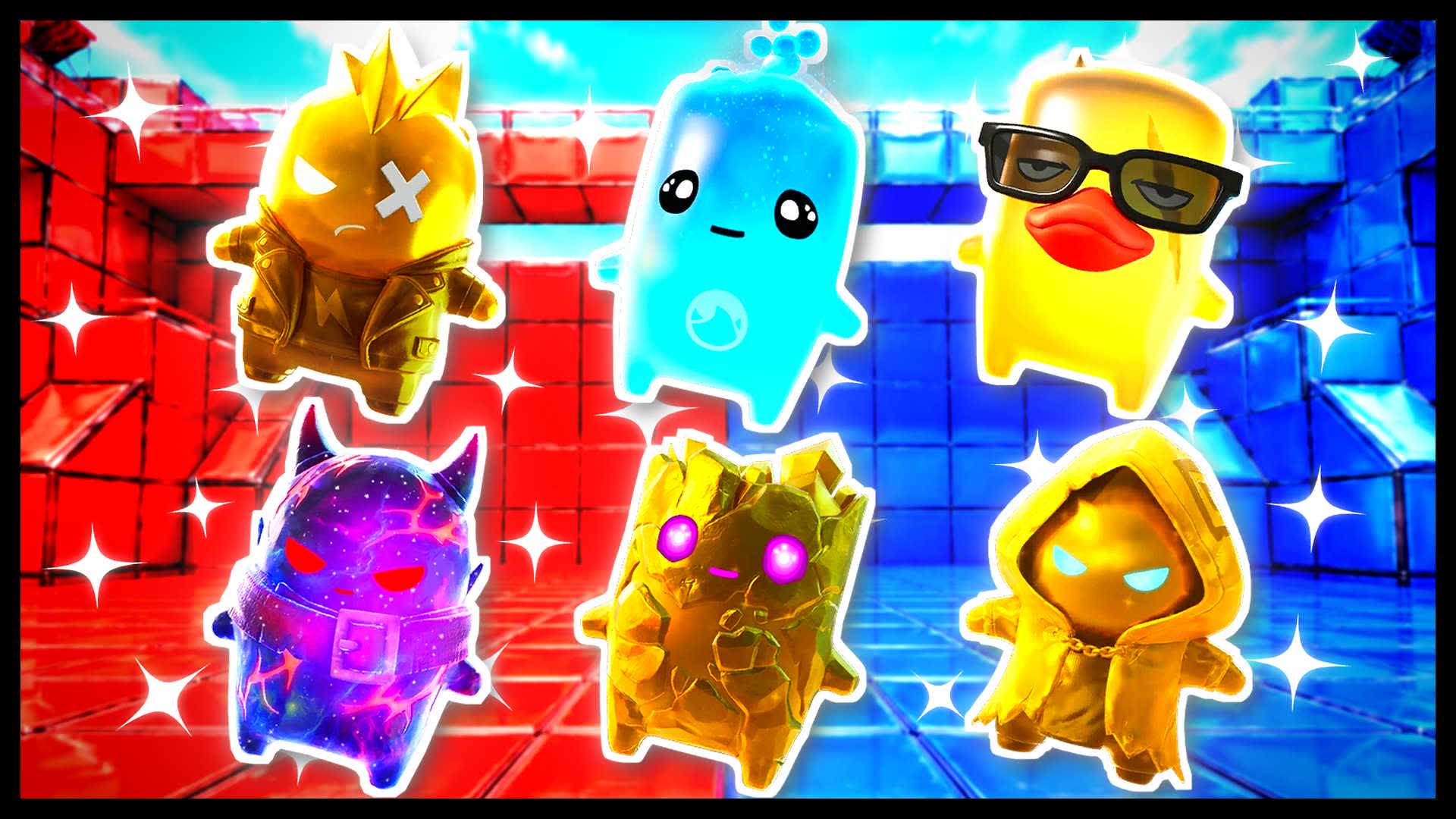 RED VS BLUE HOTSHOT ARC 🔴🔵 — Fortnite Creative map
